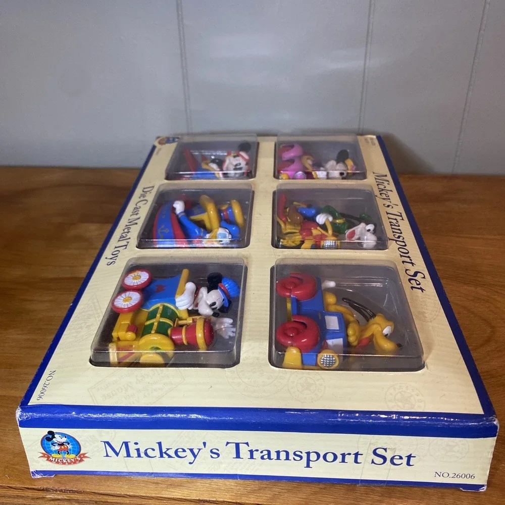 Disney Mickey's Transport‎ Set No. 26006 Die cast metal toys Sealed Box Wear